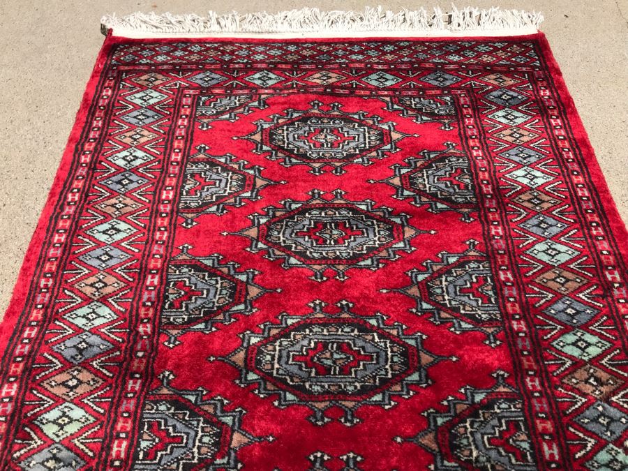 Vintage Handmade Persian Area Rug 2'1' X 3'5' Apx. 400 knots / sq. in. [Photo 7]