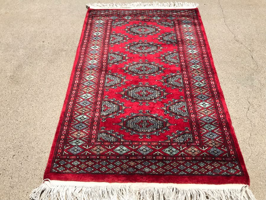 Vintage Handmade Persian Area Rug 2'1' X 3'5' Apx. 400 knots / sq. in. [Photo 5]
