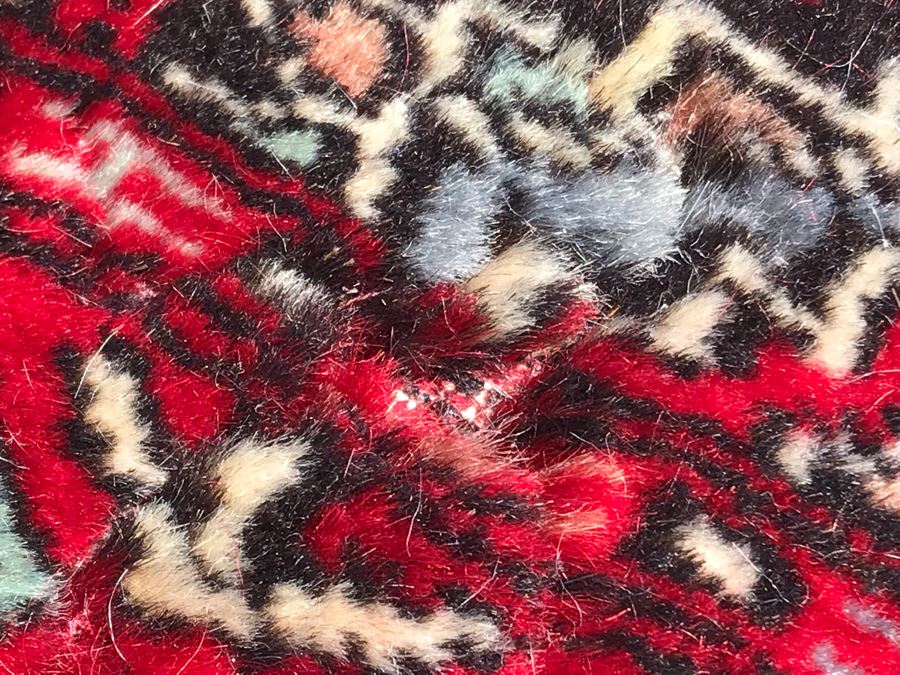 Vintage Handmade Persian Area Rug 2'1' X 3'5' Apx. 400 knots / sq. in. [Photo 14]