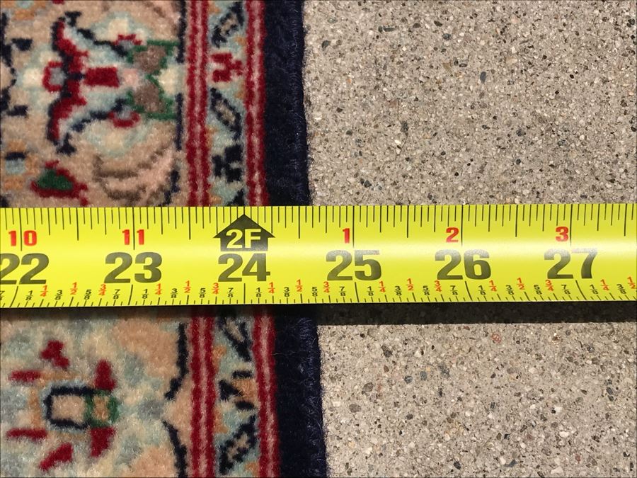 Vintage Handmade SIGNED Persian Area Rug 2' X 3'3' Apx. 290 knots / sq. in. [Photo 13]