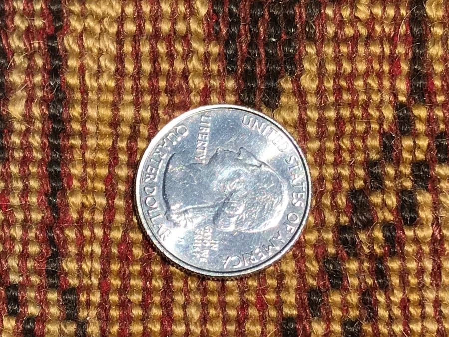 Vintage Handmade Perisan Area Rug 3'4' X 4'11' [Photo 13]