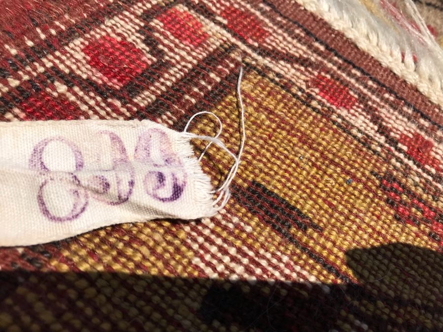 Vintage Handmade Perisan Area Rug 3'4' X 4'11' [Photo 18]