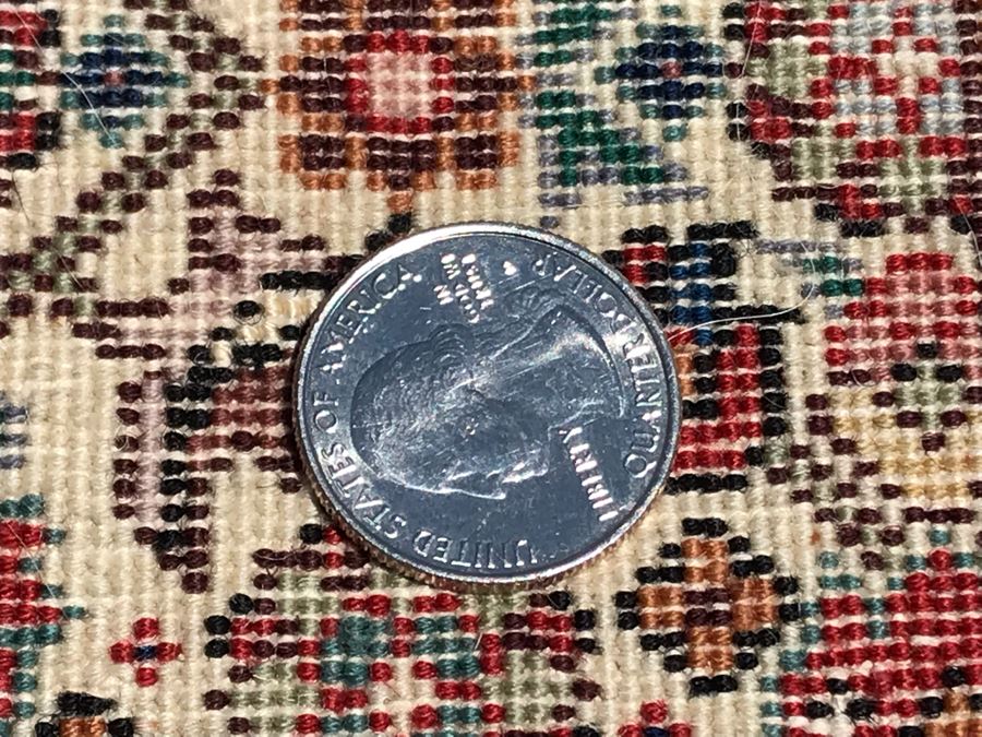 Vintage Handmade Perisan Area Rug 3'4' X 4'11' [Photo 11]