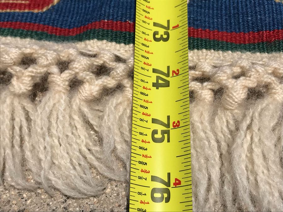 Beautiful Turkish Kilim Handmade Floral Pattern Area Rug 3'8' X 6'63 Apx. 140 knots / sq. in. [Photo 12]