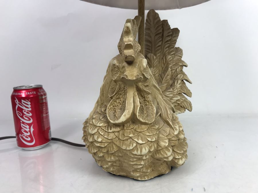 Country Rooster Resin Table Lamp [Photo 6]