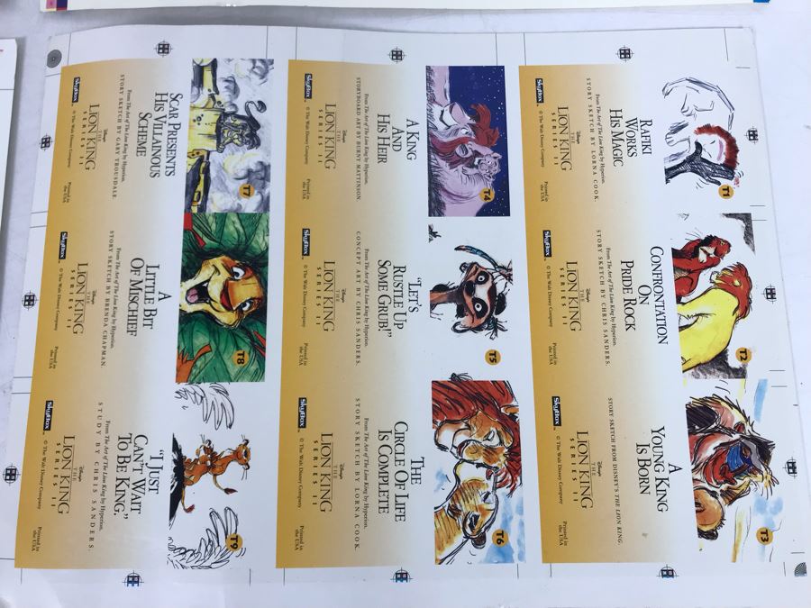 SkyBox Uncut Cards From Gargoyles, The Lion King And Snow White [Photo 15]