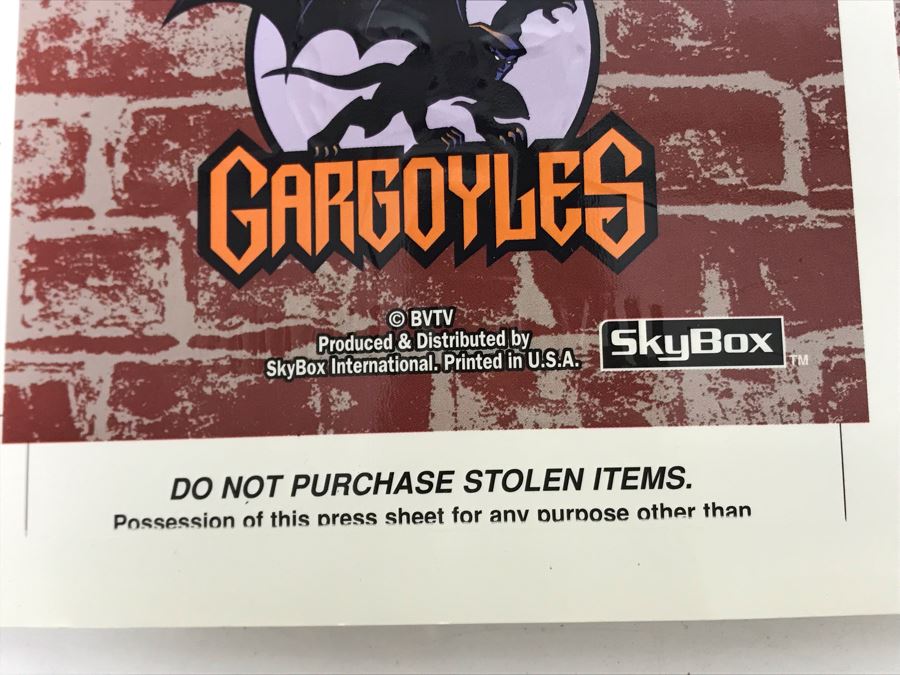 SkyBox Uncut Cards From Gargoyles, The Lion King And Snow White [Photo 10]