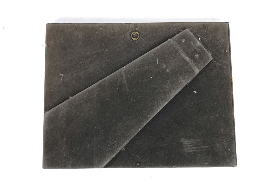 Vintage Rio De Janeiro Brazil Butterfly Wing Artwork In Wooden Inlay Frame 8.5 X 7 [Photo 10]