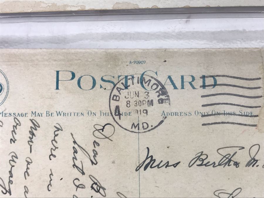 Set Of Four Vintage R.R. Railroad Postcards (Some Postmarked) [Photo 8]