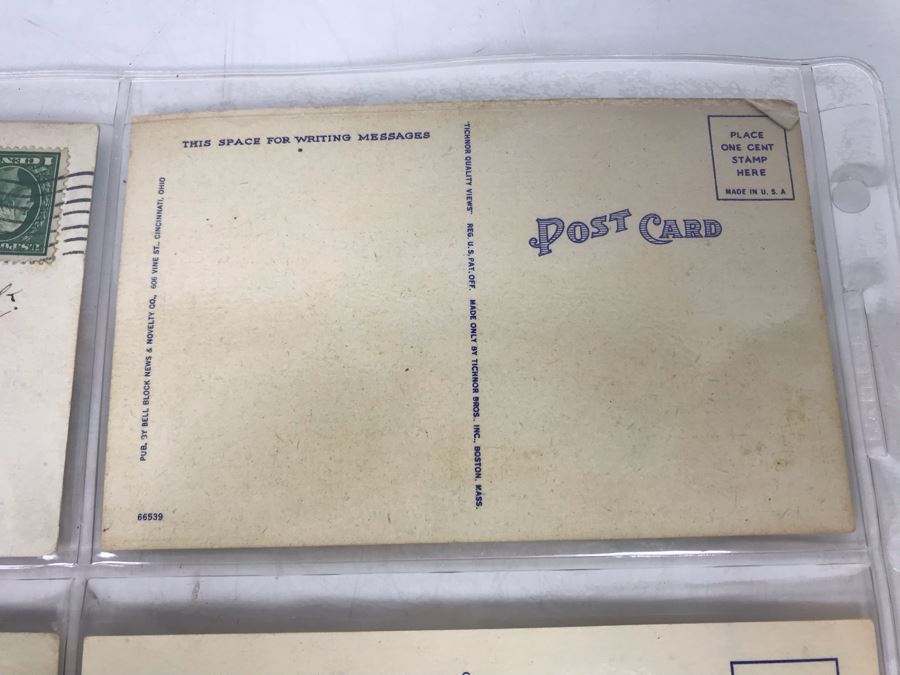 Set Of Four Vintage R.R. Railroad Postcards (One Postmarked 1914) [Photo 12]