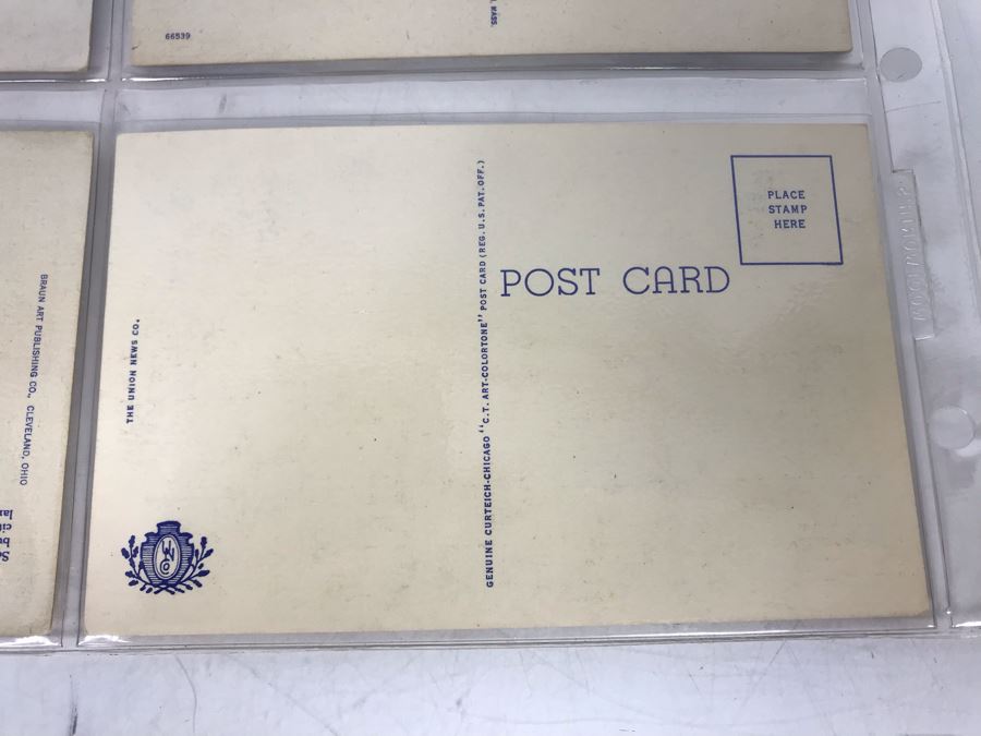 Set Of Four Vintage R.R. Railroad Postcards (One Postmarked 1914) [Photo 11]