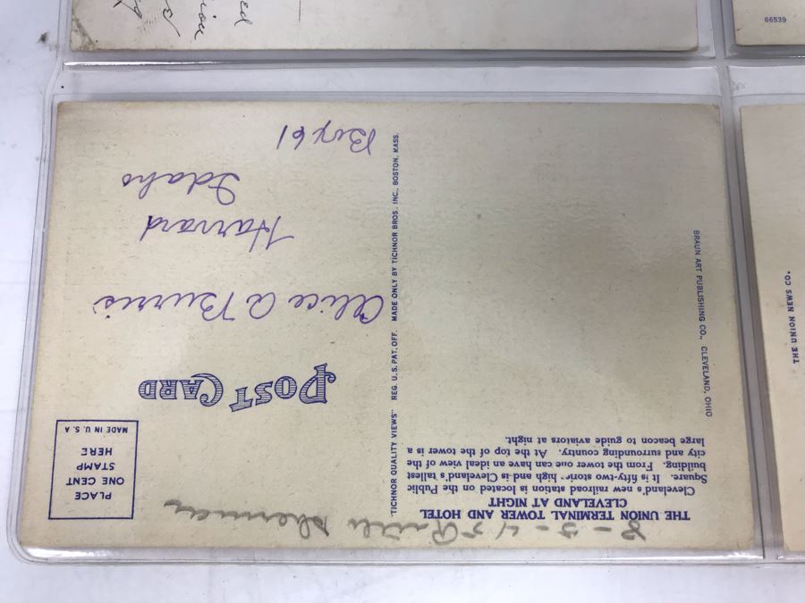 Set Of Four Vintage R.R. Railroad Postcards (One Postmarked 1914) [Photo 10]