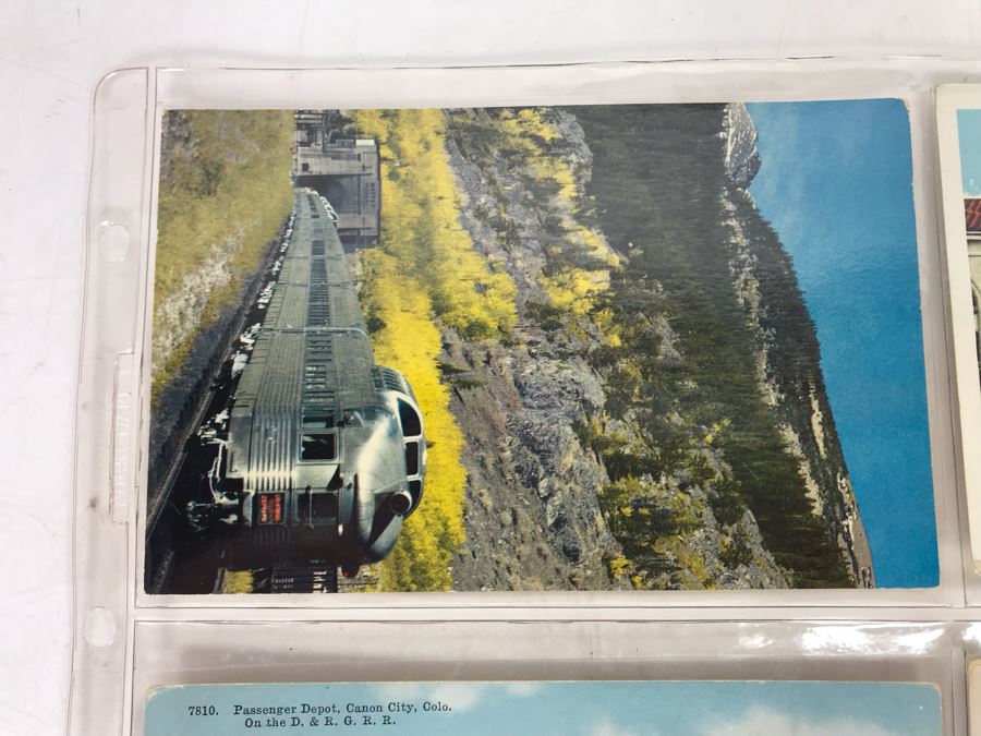 Set Of Four Vintage R.R. Railroad Postcards [Photo 4]