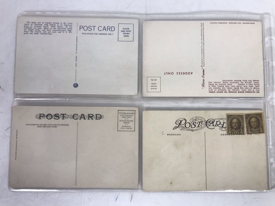 Set Of Four Vintage R.R. Railroad Postcards [Photo 6]