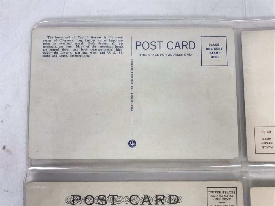 Set Of Four Vintage R.R. Railroad Postcards [Photo 10]