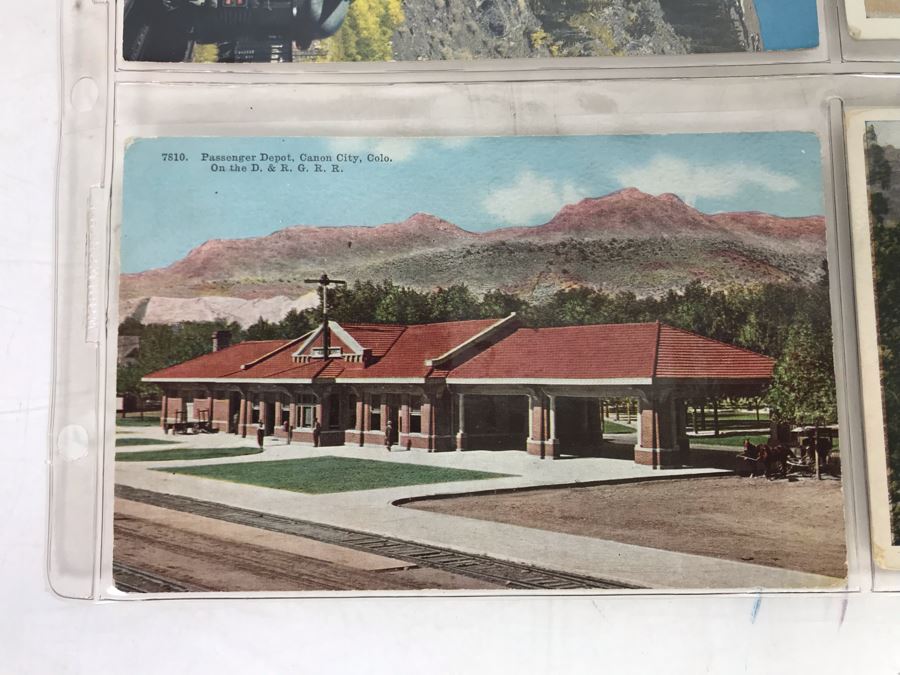 Set Of Four Vintage R.R. Railroad Postcards [Photo 3]