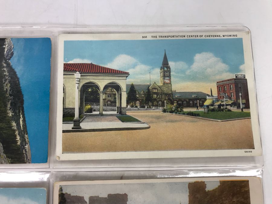 Set Of Four Vintage R.R. Railroad Postcards [Photo 5]