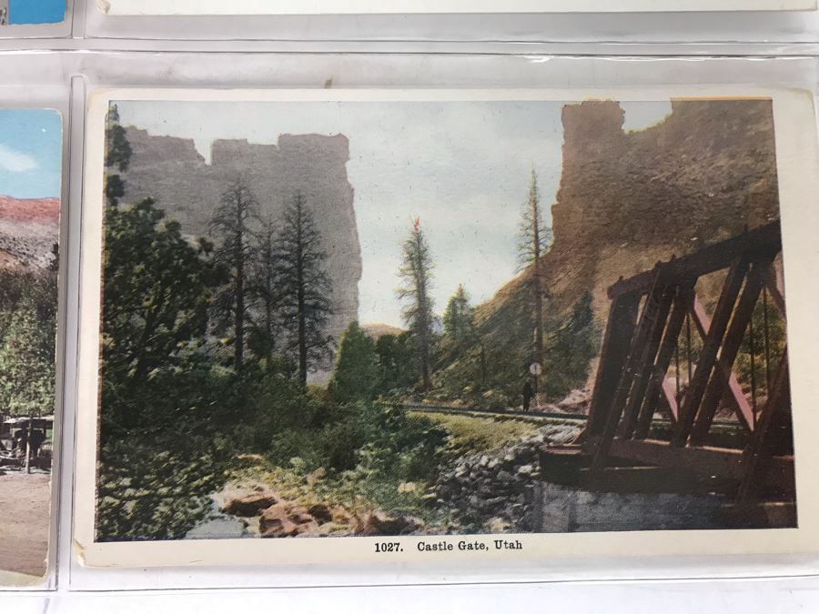 Set Of Four Vintage R.R. Railroad Postcards [Photo 2]