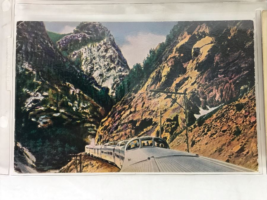 Set Of Four Vintage R.R. Railroad Postcards [Photo 2]