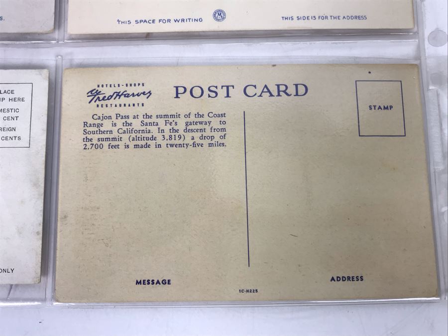 Set Of Four Vintage R.R. Railroad Postcards [Photo 10]