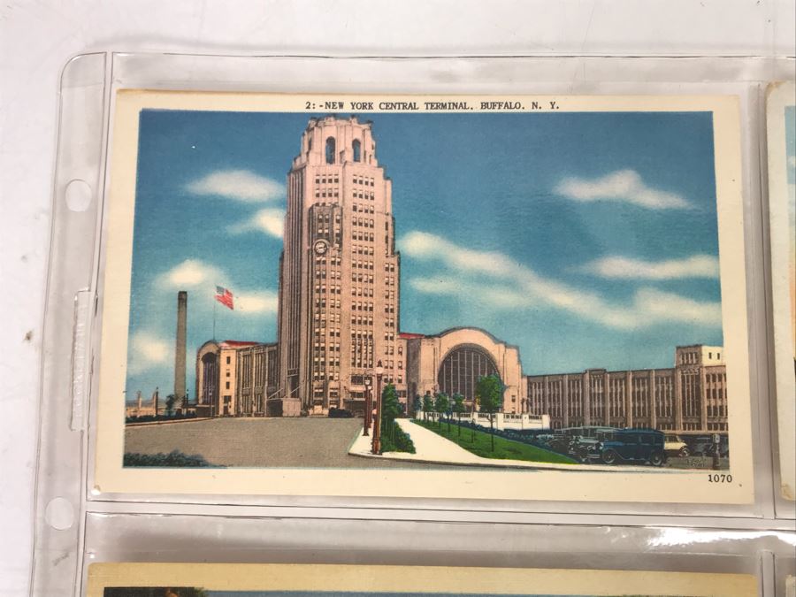 Set Of Four Vintage R.R. Railroad Postcards [Photo 3]