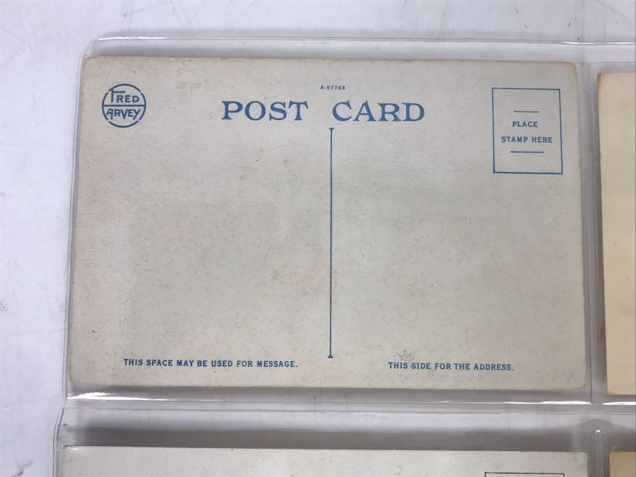 Set Of Four Vintage R.R. Railroad Postcards [Photo 8]