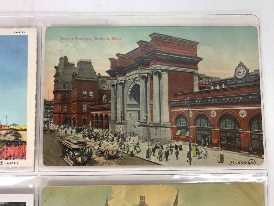 Set Of Four Vintage R.R. Railroad Postcards [Photo 4]