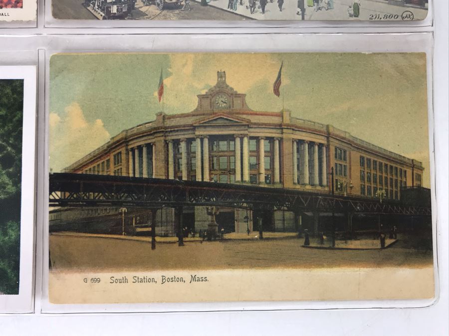 Set Of Four Vintage R.R. Railroad Postcards [Photo 5]