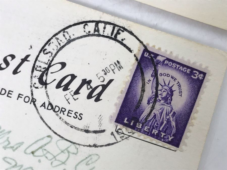 Vintage Carlsbad, CA Hotel By The Sea And State Street Carsbad Postcards [Photo 6]