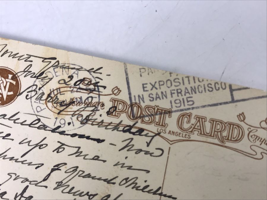 Antique Postmarked 1915 Bluff Scene At 'Stratford Inn' Del Mar, CA [Photo 6]