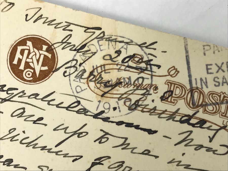 Antique Postmarked 1915 Bluff Scene At 'Stratford Inn' Del Mar, CA [Photo 7]