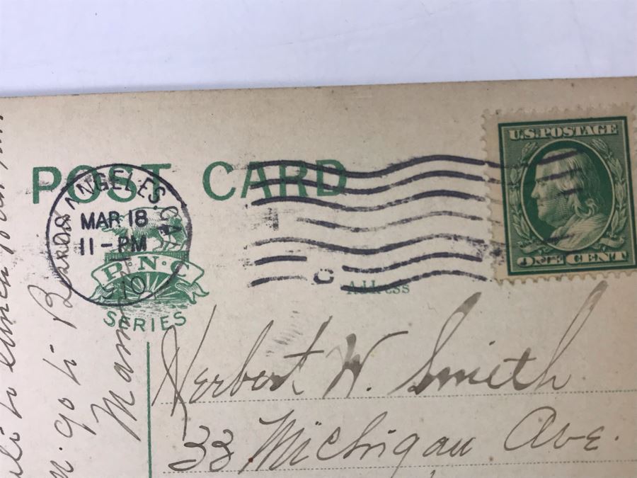 Antique And Vintage Postcards From Hotel Del Coronado, Coronado Beach, CA Postmarked 1909, 1910, 1952 [Photo 12]