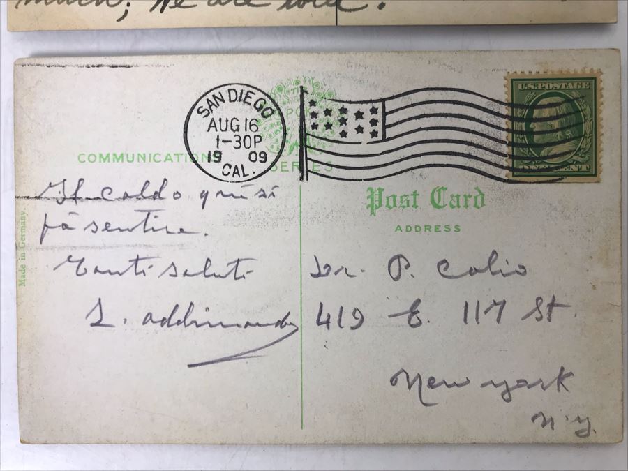 Antique And Vintage Postcards From Hotel Del Coronado, Coronado Beach, CA Postmarked 1909, 1910, 1952 [Photo 9]