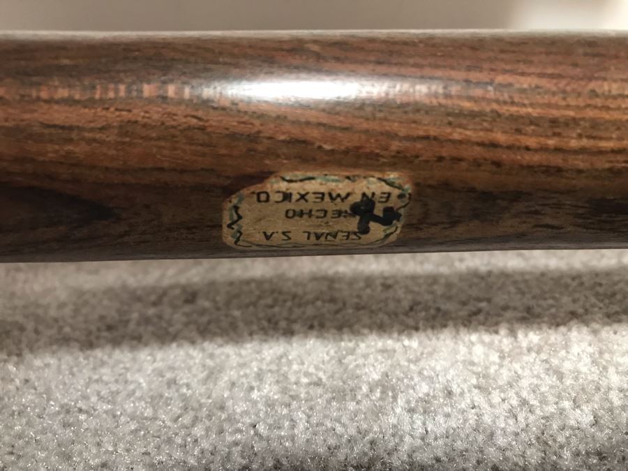 Pair Of Vintage Don S. Shoemaker Solid Rosewood 'Sloucher' Leather Seat Lounge Chairs By Senal Mexico 24W X 24D X 27H Estimate $4,000-$6,000 [Photo 2]