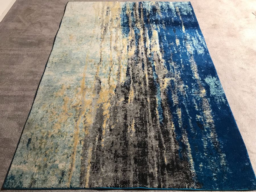 Modern Turkish Synthetic Area Rug By NuLoom Bodrum Made In Turkey 5' X 7'5' [Photo 3]
