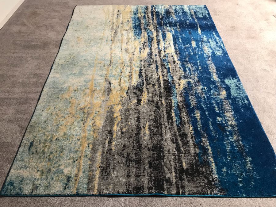 Modern Turkish Synthetic Area Rug By NuLoom Bodrum Made In Turkey 5' X 7'5' [Photo 2]