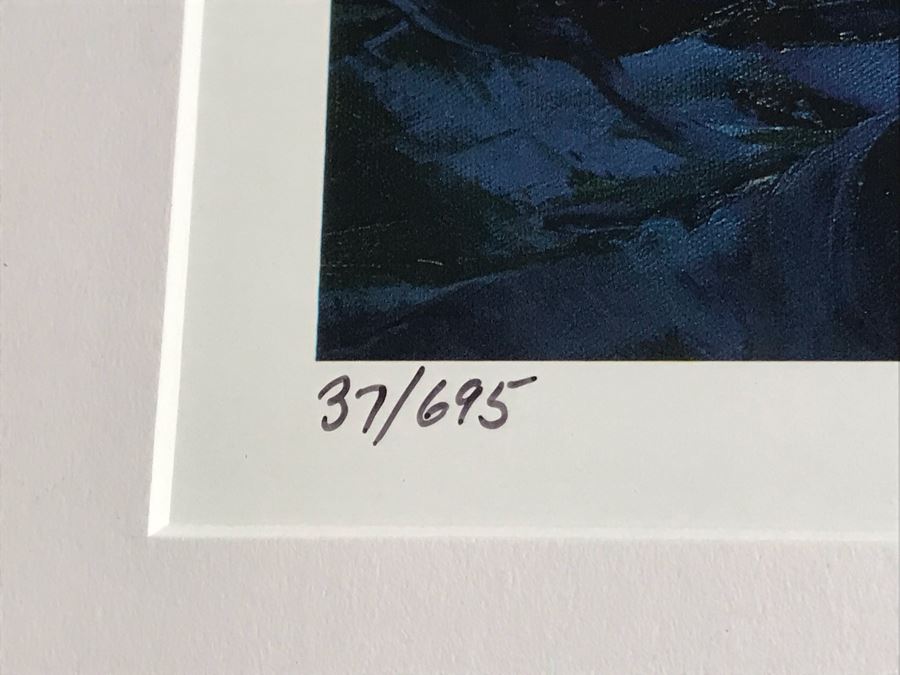 Framed Hand Signed Max R. Scharf Limited Edition Print Titled 'Creation' 22 X 15 [Photo 6]