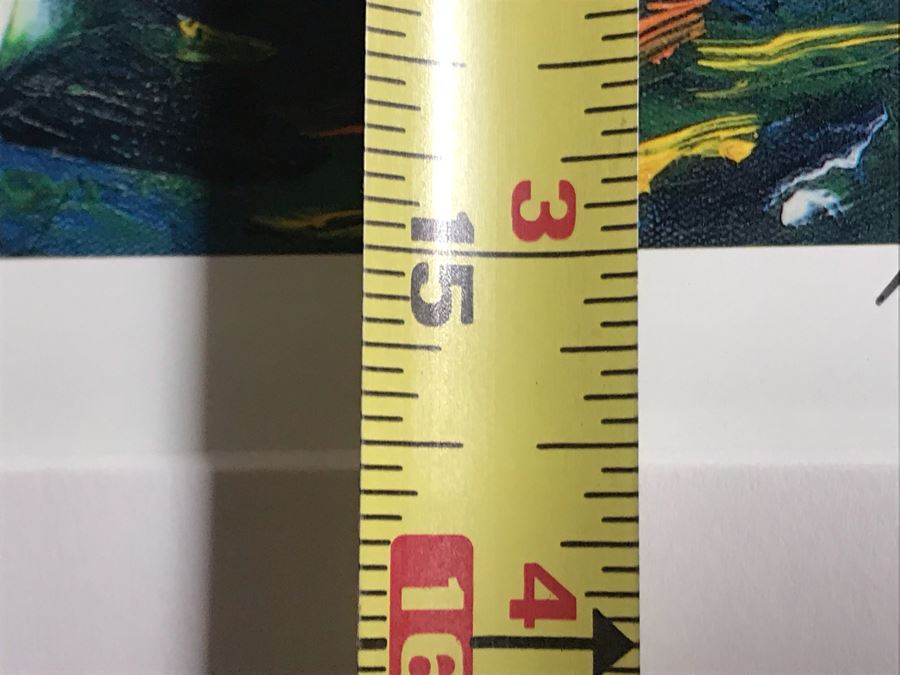 Framed Hand Signed Max R. Scharf Limited Edition Print Titled 'Creation' 22 X 15 [Photo 8]