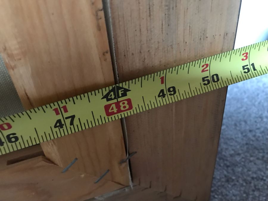 Large Original Painting East Coast Nautical Sailboats Palm Trees Wooden Bamboo Motif Frame 48 X 36 Canvas [Photo 12]