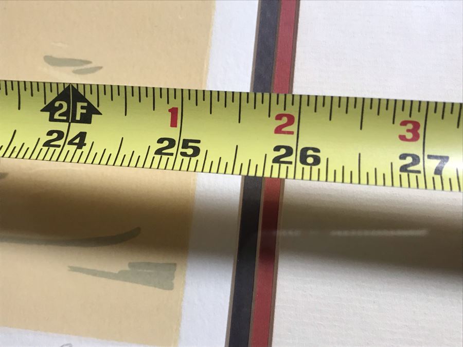 Framed Limited Edition Serigraph Hand Signed By Jane C. Clark Folk Art Style Titled 'Christmas Eve' 26 X 20 [Photo 13]