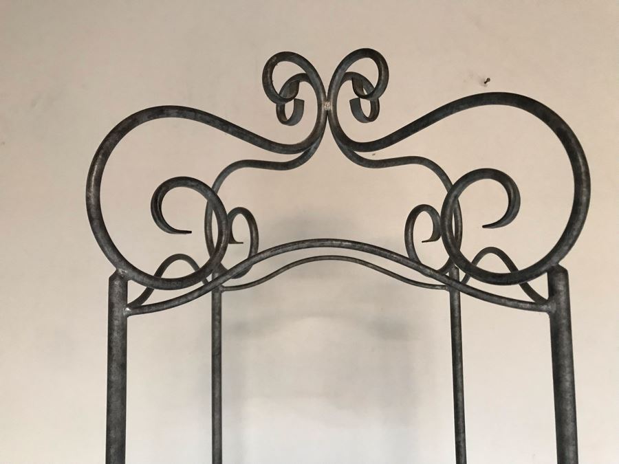 Galvanized Metal Freestanding Shelf With Four Shelves 12.5W X 73H [Photo 6]