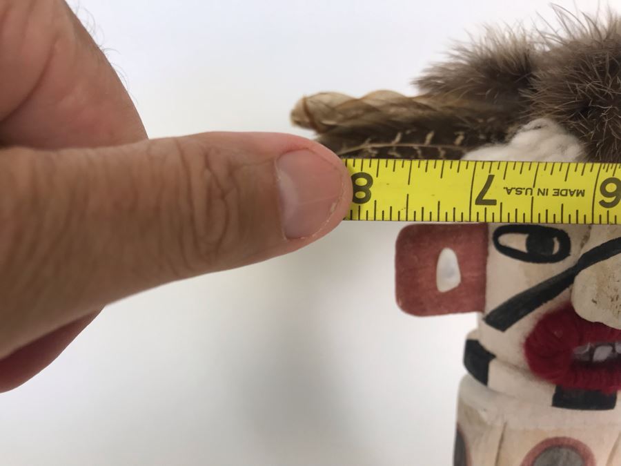 Signed Native American Kachina Doll 8W X 10H [Photo 10]