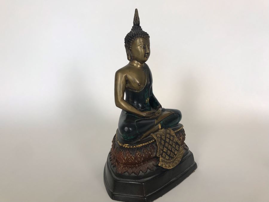 Metal Buddha Sculpture 7W X 5D X 9.5H [Photo 6]