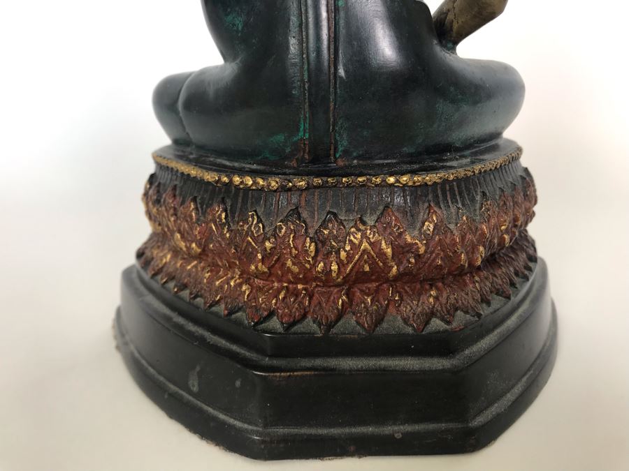 Metal Buddha Sculpture 7W X 5D X 9.5H [Photo 10]