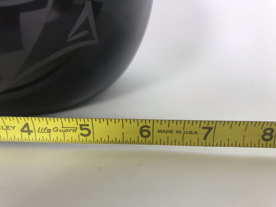 Signed Native American Black-On-Black Pottery Signature Illegible (Cedar Mesa Signature Pottery) 6W X 5H [Photo 6]