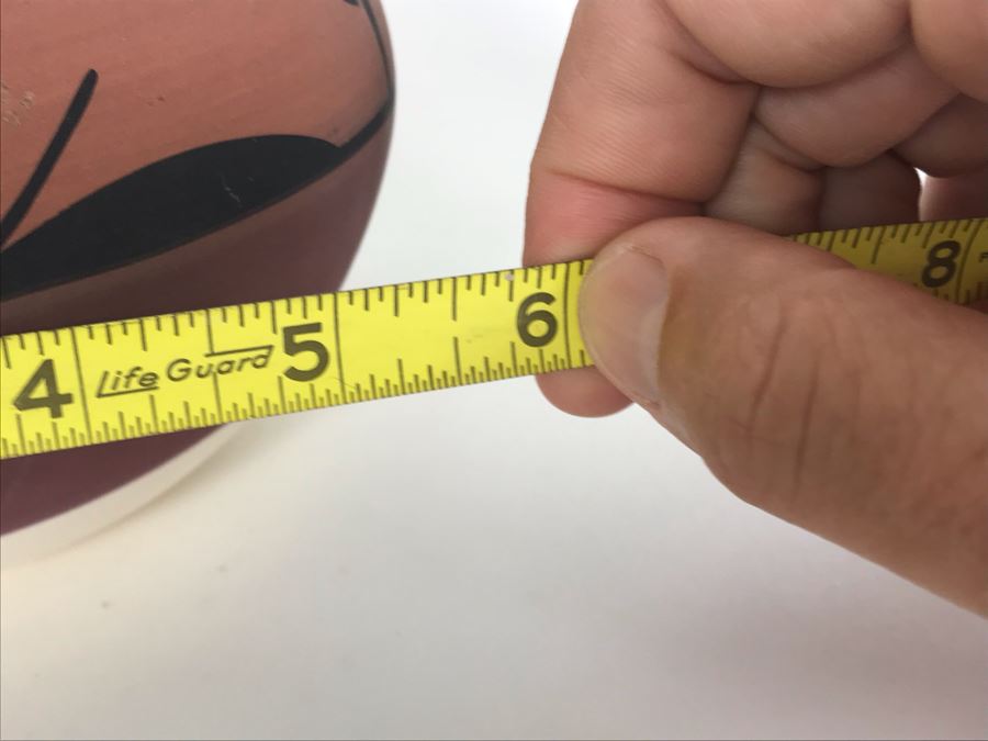 Native American Pottery Signed 52 Jacket Ute Mt. Pottery Wedding Vase 6 X 6 [Photo 8]