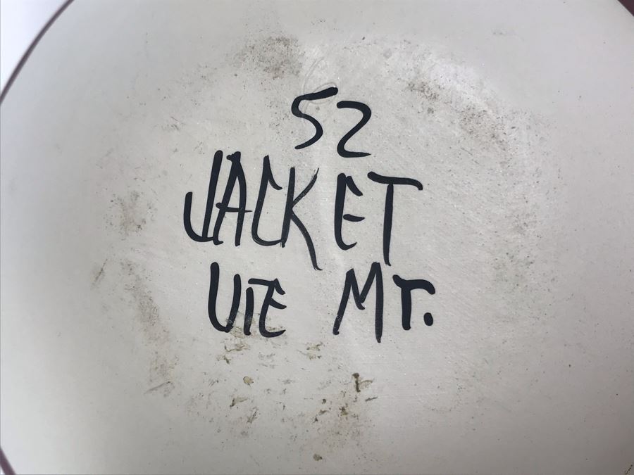 Native American Pottery Signed 52 Jacket Ute Mt. Pottery Wedding Vase 6 X 6 [Photo 7]