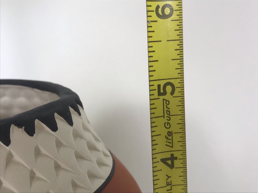 Signed Native American Pottery Acoma New Mexico By Pauline Abeita 5 X 5 [Photo 11]