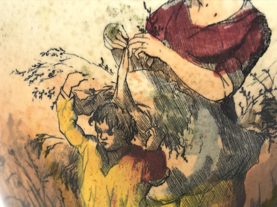 Royal Doulton Old English Scenes The Gleaners Pitcher 7W X 8H [Photo 6]