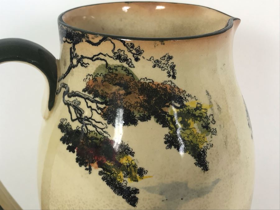 Royal Doulton Old English Scenes The Gleaners Pitcher 7W X 8H [Photo 11]